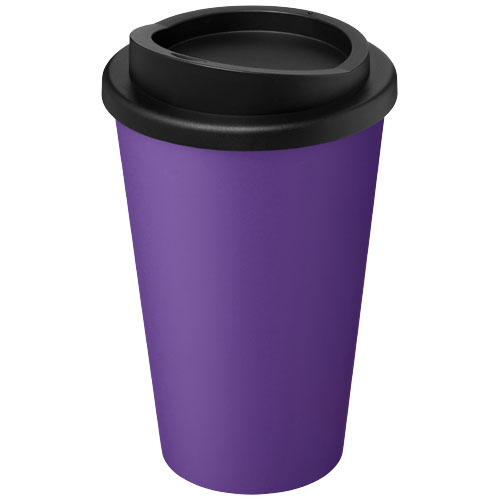 Gobelet isolant recyclé publicitaire 350 ml Americano® Violet et Noir